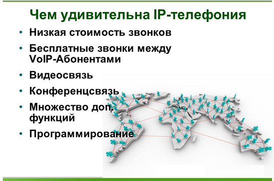 преимущества IP телефонии